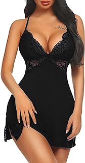 Avidlove Women Lingerie Lace Chemise Sleepwear Babydoll Teddy Lingerie