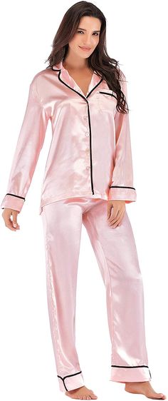 Mix Match Outfits, Satin Pajamas