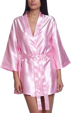 Brides Robes, Satin Robes, Lace Bridal Robe, Tap Pants, Satin Bonnet, Satin Kimono